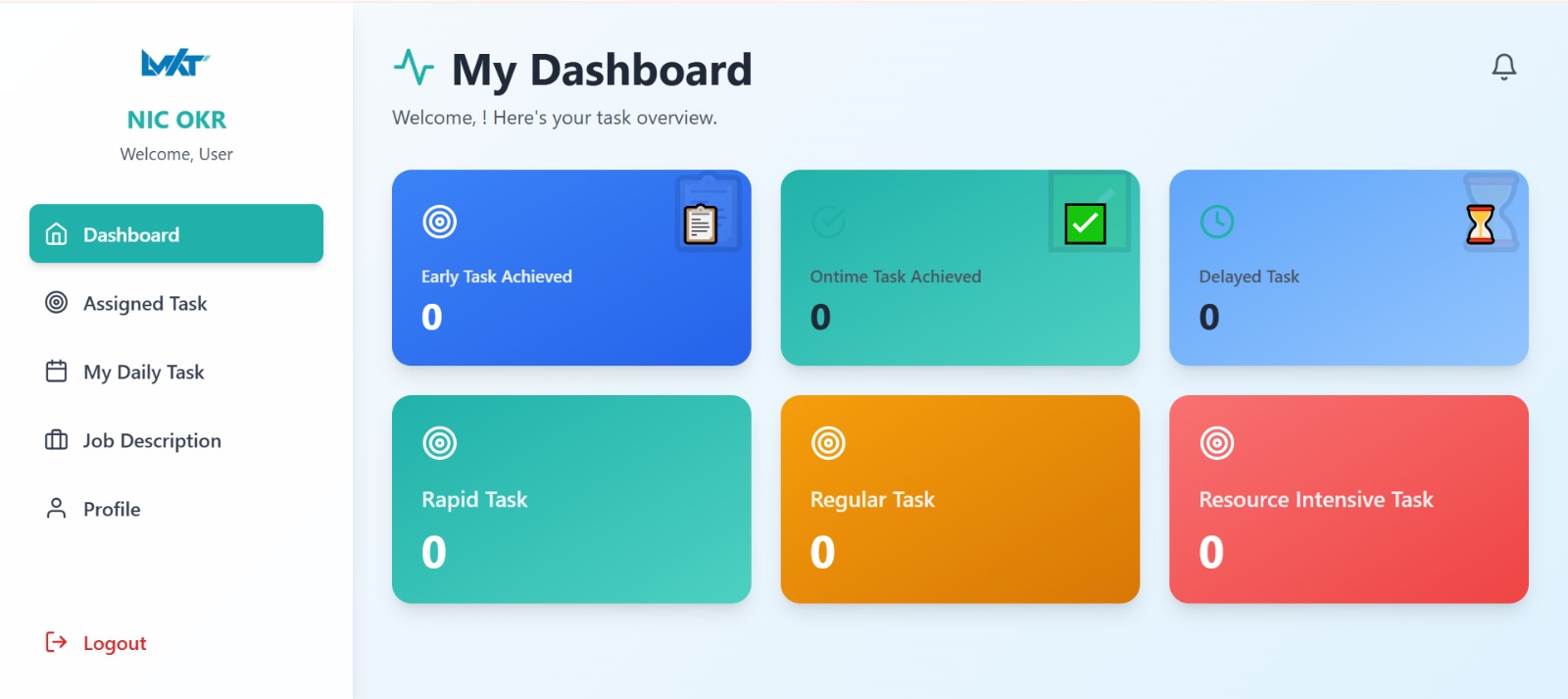 Custom web application interface